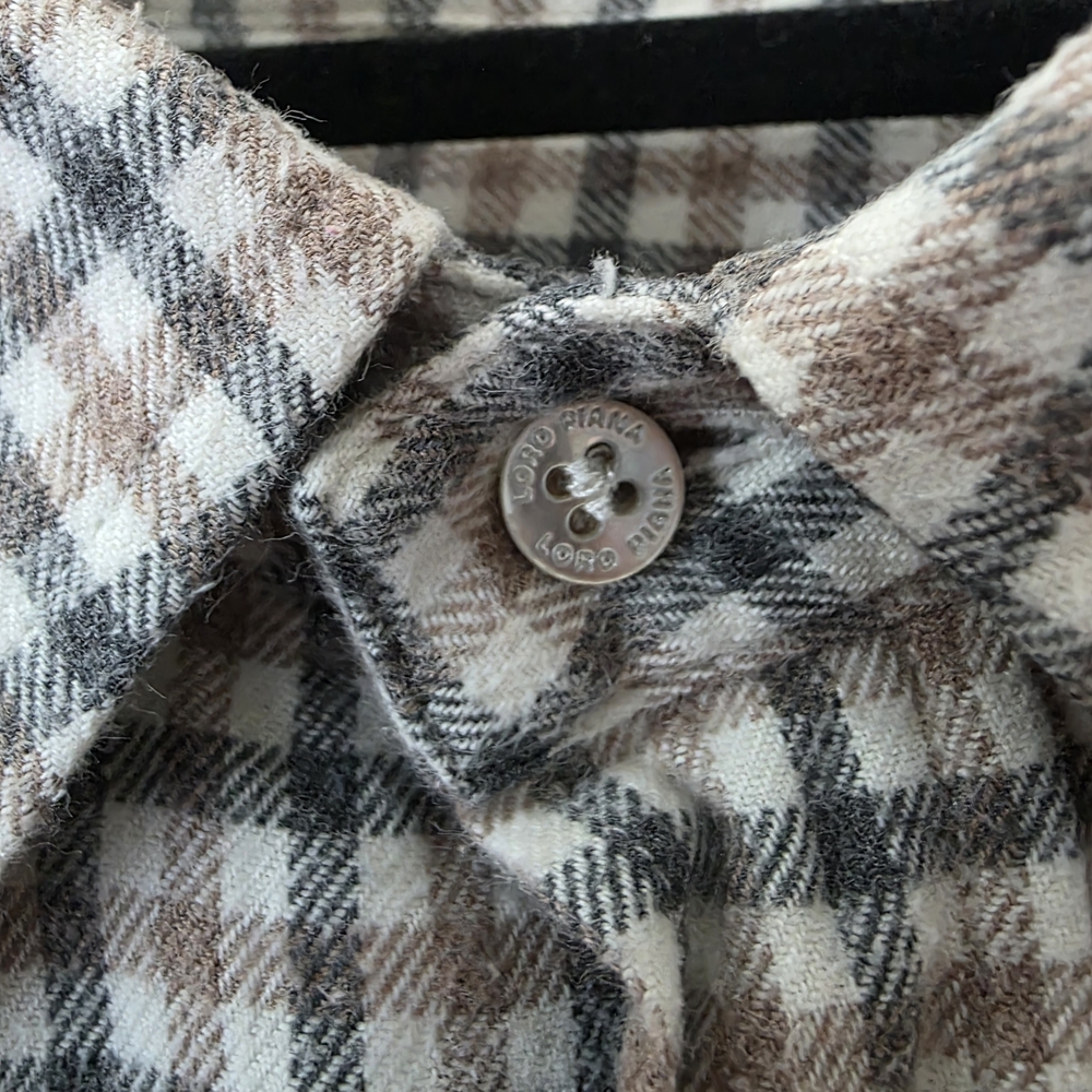 Loro Piana Checkered Cotton Shirt